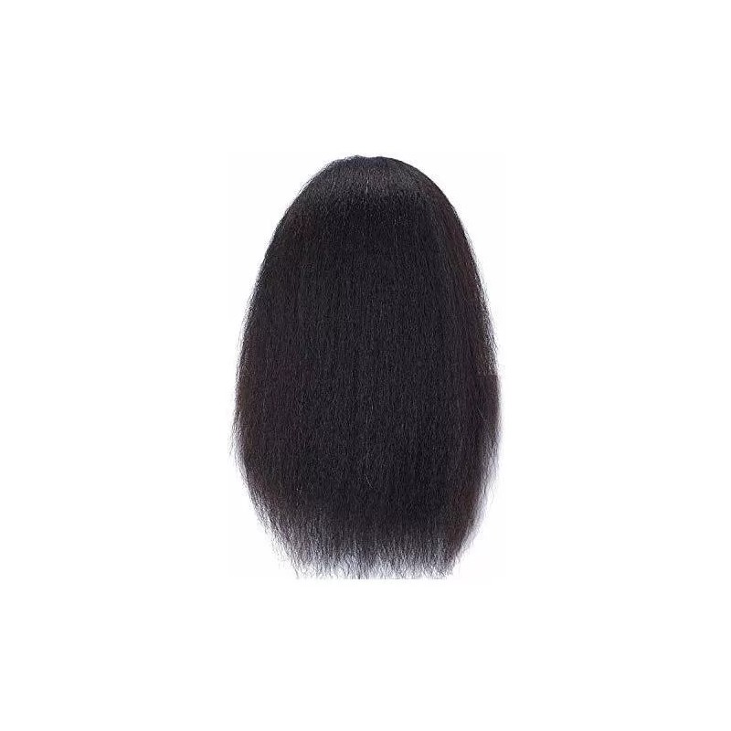 Pwwdada Maniqui Cabeza Cabello Natural 2# Negro 40 Cm Pwwdada