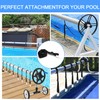 Abnaok Set of 8 Mounting Straps and Clips, Pool Reel