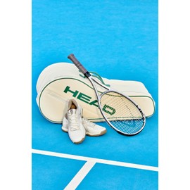 HEAD Arthur Ashe Racquet Bag L (9R) - White/Green
