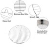 TeamFar Round Cooling Rack Set of 2, 7½ Inch Round