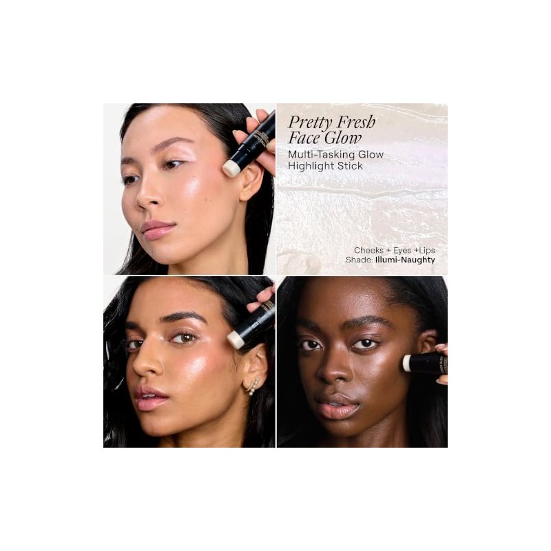 Nudestix Nudies Glow Highlighter Stick – Multi-Use Cream Highlighter for