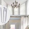 Blulu Pleat Hooks Stainless Steel Curtain Pleat Hooks Drapery Hook