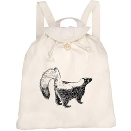 Azeeda 'Beautiful Skunk' Canvas Rucksack/Backpack (RK00036139)