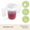 Wing Handled Beaker with Feeding Lid - Pack of 10