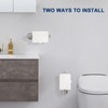 NearMoon Toilet Paper Holder Self Adhesive, Premium Thicken SUS304 Stainless