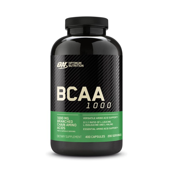Optimum Nutrition Instantized BCAA Capsules, Keto Friendly Branched Chain Essential