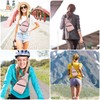 Small Crossbody Bag for Women Men, Shoulder Bag with USB