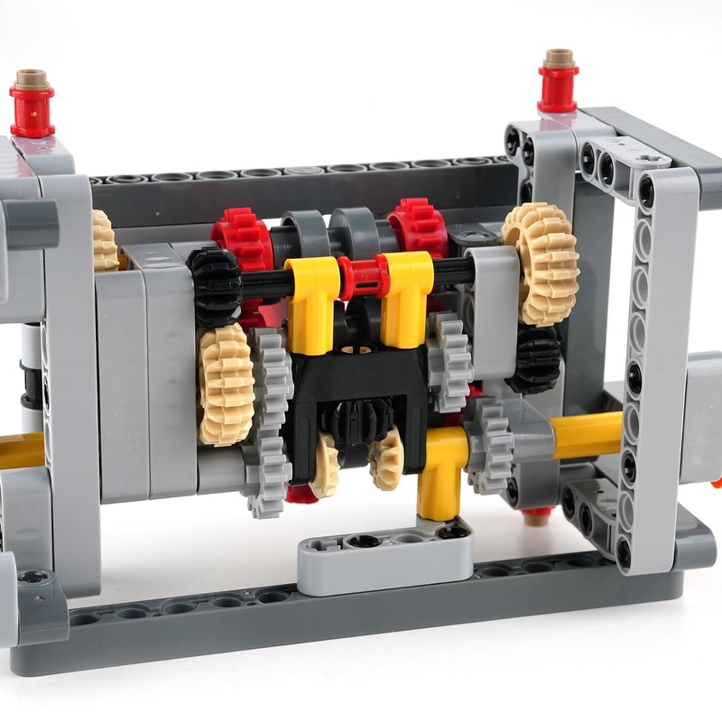 Sparkleiot MOC 5 Speed with Reverse Gearbox Model for Building