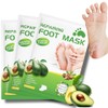 Mascarilla Exfoliante Para Pies De 3 Pares Para Piel Dura