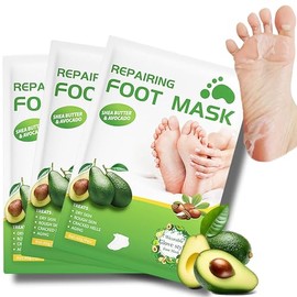 Mascarilla Exfoliante Para Pies De 3 Pares Para Piel Dura                                                                                             