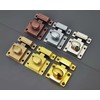 Infinity Decor Solid Brass Cupboard Catch - Thumb Turn Latch