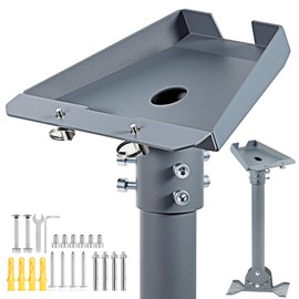 Gen 3 Mount Kit Fit for Starlink, Multi-Angle Adjustable Wall Roof Pole Mounting Kit, Heavy Duty Steel Pipe Adapter Compatible with Starlink Standard Dish Gen 3 Including Screws and Wrench