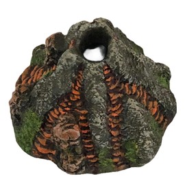 Top Fin Aquarium Ornament Volcano Bubbler. 6.3 in L x 3.94 in W x 6.89 in H.