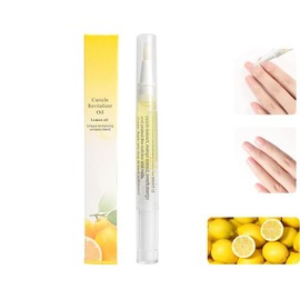 Nail Growth Oil - Nail Oil for Growth, Strength & Repair Cuticle Oil for Nails, Nail Strengthener Organic Nail Growth Oil rejuvenation nail growth oil aojia organic nail oil healthy growth nail  growth  oil 3d  flower  nails jodson  egel  nails:_Lemon