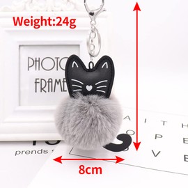 Makeup Bag for Women Cosmetic Pouch Coin Purses, 2PCS Set Travel Bag Cosmetic Brush Organizer(Smile Cat)