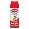 Krylon K05210807 ColorMaster Paint + Primer, Gloss, Banner Red, 12