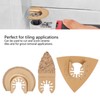 6PCS Hard Alloy Saw Blades Multifunctional Oscillating Saw Blades Tool