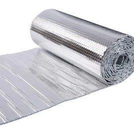 IES Double Bubble Foil Insulation Reflective Roll 48"x5FT (20SF) FLAME RESISTANT