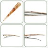 VOCOSTE Pack of 2 long metal duckbill hair clips, 5.31