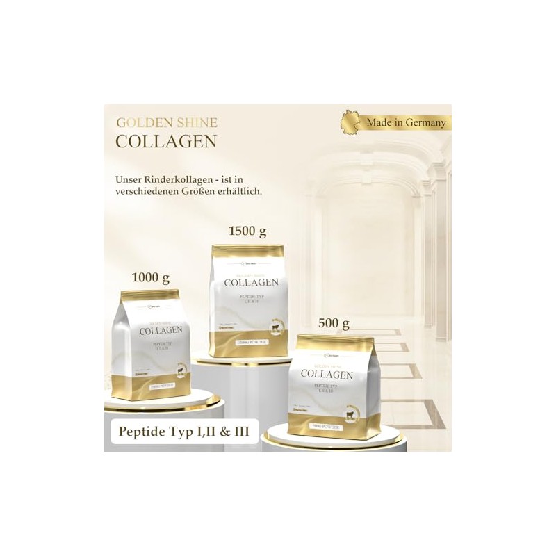 Collagen Powder 1000 g 100% Pure Collagen Hydrolysate Peptides 1