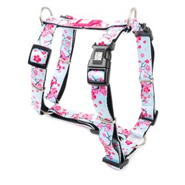 Max & Molly Dog Harness in H-shape, Ultra Comfortable Neoprene Harness for Very Small Dogs, Cherry Bloom, XS, Padded, Safe and Ultralight – Comfort for Your Faithful Companion