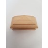 Solid Oak Pyramid Style Stair Newel Caps Rebate to fit