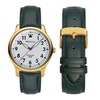 WOCCI 18mm Vintage Leather Watch Band for Men and Women,