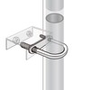 WAKI BS-165 U-Bolt Set 0.2 x 2.0 inches (5/16 x