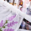 Embroidery Curtain Window Short Half Window Treatment Valance Short Semi