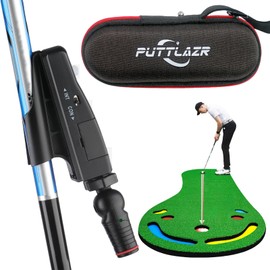 Indoor Golf Training Aid, Putting Trainer for Perfect Alignment Tool, Red Line Putt Pro, Ideal Gift for Men, Golf Accessories for Men