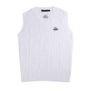 HONOR GOLF Men's V-Neck Knit Golf Vest, 100% Cotton, Plain,