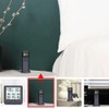 zaqwsx Weather Station Indoor/Outdoor Wireless Sensors Digital Thermometer Hygrometer LED