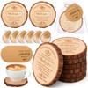 50 Sets Wedding Favor Gift for Guest Natural Pine Wood