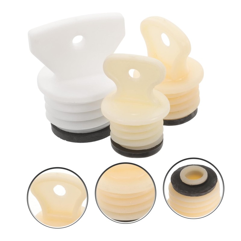 Mobestech 3pcs Hot Water Bottle Lid Hot Water Bottle Replacement