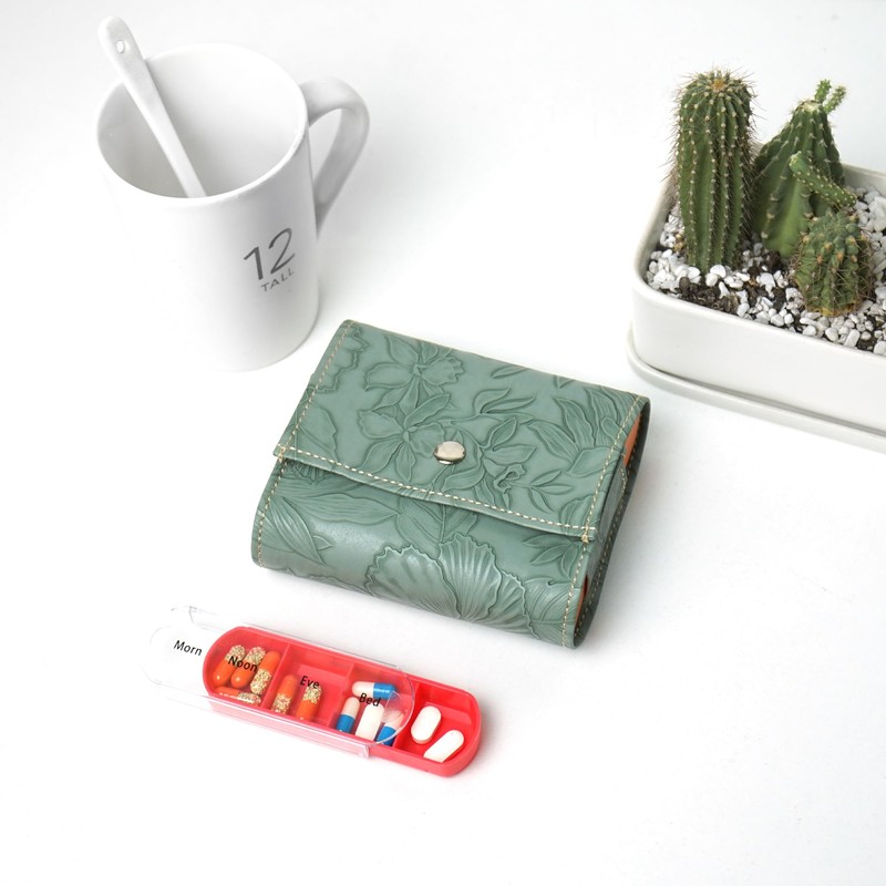 Jasenna Pill Organizer,Weekly Travel Pill Case Box Medication Reminder Daily