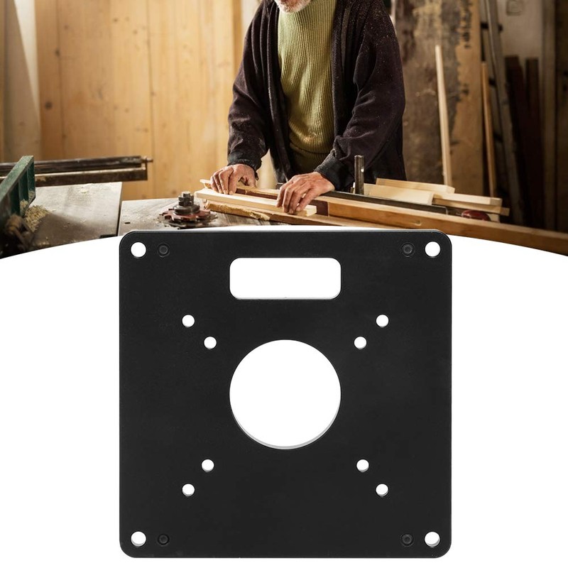 Router Base Plate Table Top Woodworking Router Plate Aluminium Alloy
