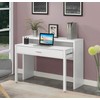 Convenience Concepts Newport JB Console/Sliding Desk with Drawer and Riser,