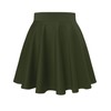 Hybrid & Company Women Basic Versatile Skirts Stretchy Flared Mini