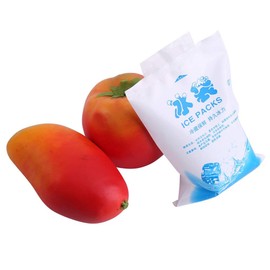 Ftvogue 10pcs Bolsas de Hielo Reutilizables Bolsas Enfriamiento Gel FáCil Transportar Larga DuracióN para Los NiñOs Cajas Almuerzo Escolar Enfriadores para Picnic(200ml)