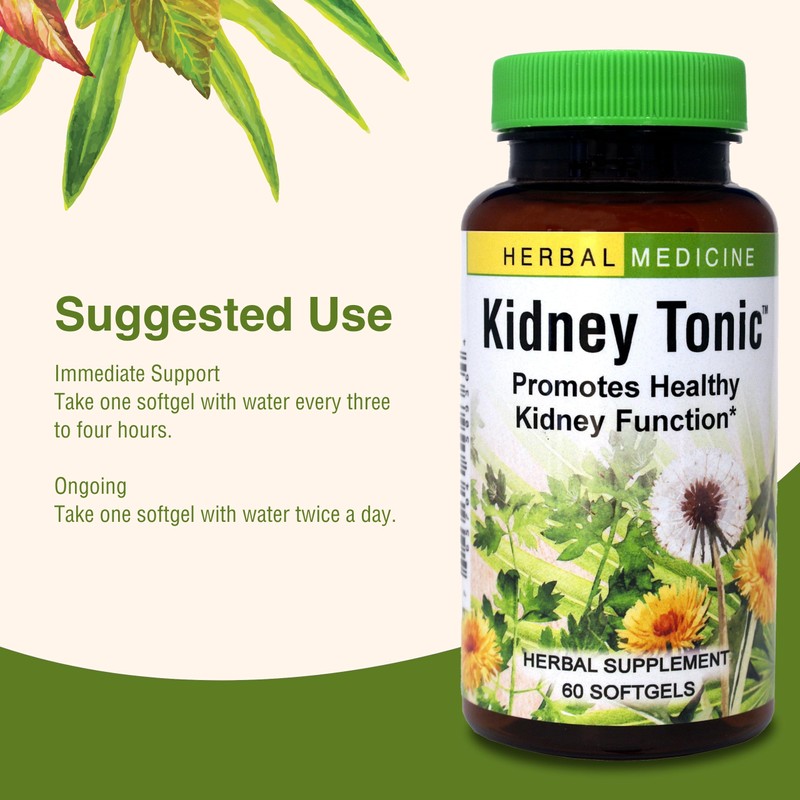 Herbs, Etc. Kidney Tonic Softgels - Function Supplement - Natural