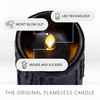 Luminara Wax Drip Flameless LED Candle, Black 3" x 4.5",