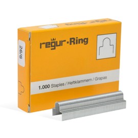 REGUR Ring 26/6mm Ringösenklammern zum Heften von Booklets, Broschüren und Katalogen für REGUR Ring King Heftgerät