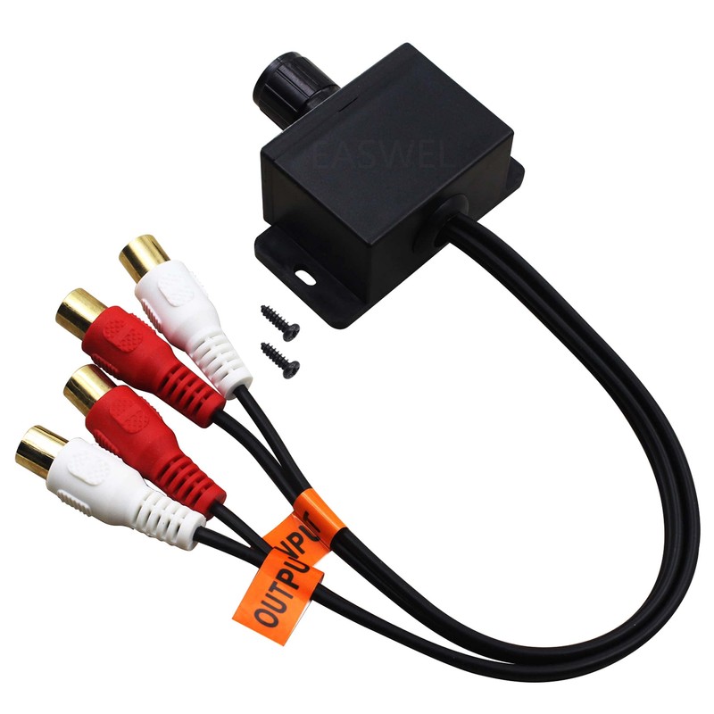 PAC LC-1 Universal CAR Amplifier BASS KNOB RCA Level AMP