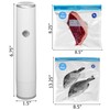Basicwise Handheld Vacuum Sealer Machine with 24-pc Reusable Bags Food