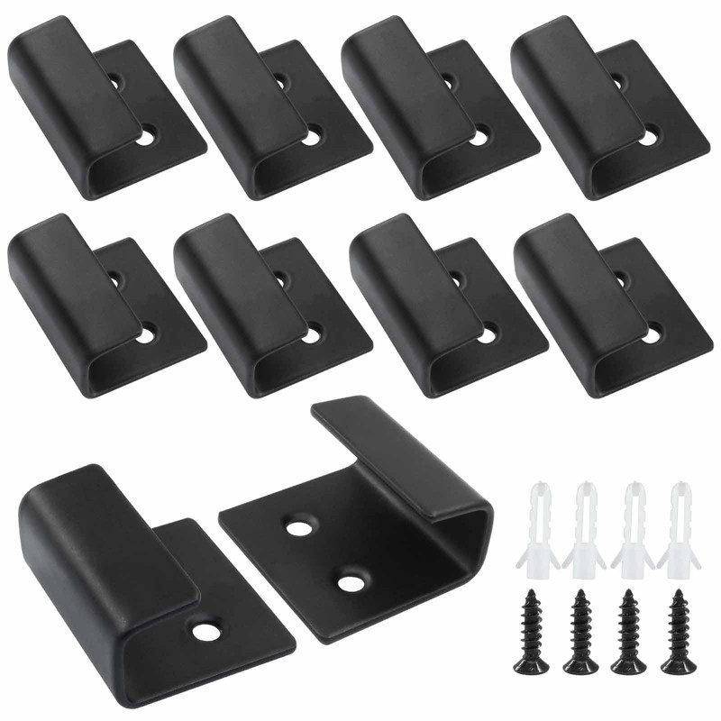 Bivethoi 10 Pcs Tile Display Wall Hanger, Stainless Steel Wall