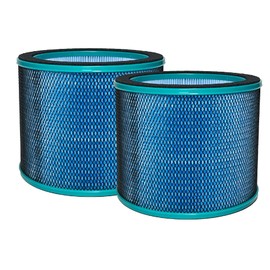 Nispira R21/ R020 2-in-1 True HEPA Filter Replacement For Bladeless Tower Air Purifier Fan UTY R021 R21 R020 R20 SKJ-CR021 SKJ-CR020 Medium, 2 Pack