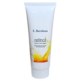 E. Burnham Retinol Vitamin C Face Wash 4 Oz. – Daily Gel Cleanser with Retinol & Vitamin C – Gentle Gel Foaming Face Wash for All Skin Types