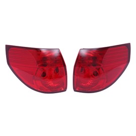 Tail light Assembly For 2006 2007 2008 2009 2010 Toyota Sienna Halogen Tail Light Brake Lamp 81560AE020, 81550AE020 Direct Replacement Left Driver & Right Passager Side Assembly (LH+RH)