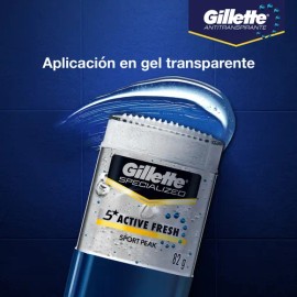 Gel Antitranspirante Specialized Active Fresh Sport Peak De Hombre 82g Gillette