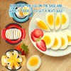 3 in 1 Egg Slicer for Hard Boiled Eggs ‎Multifunctional